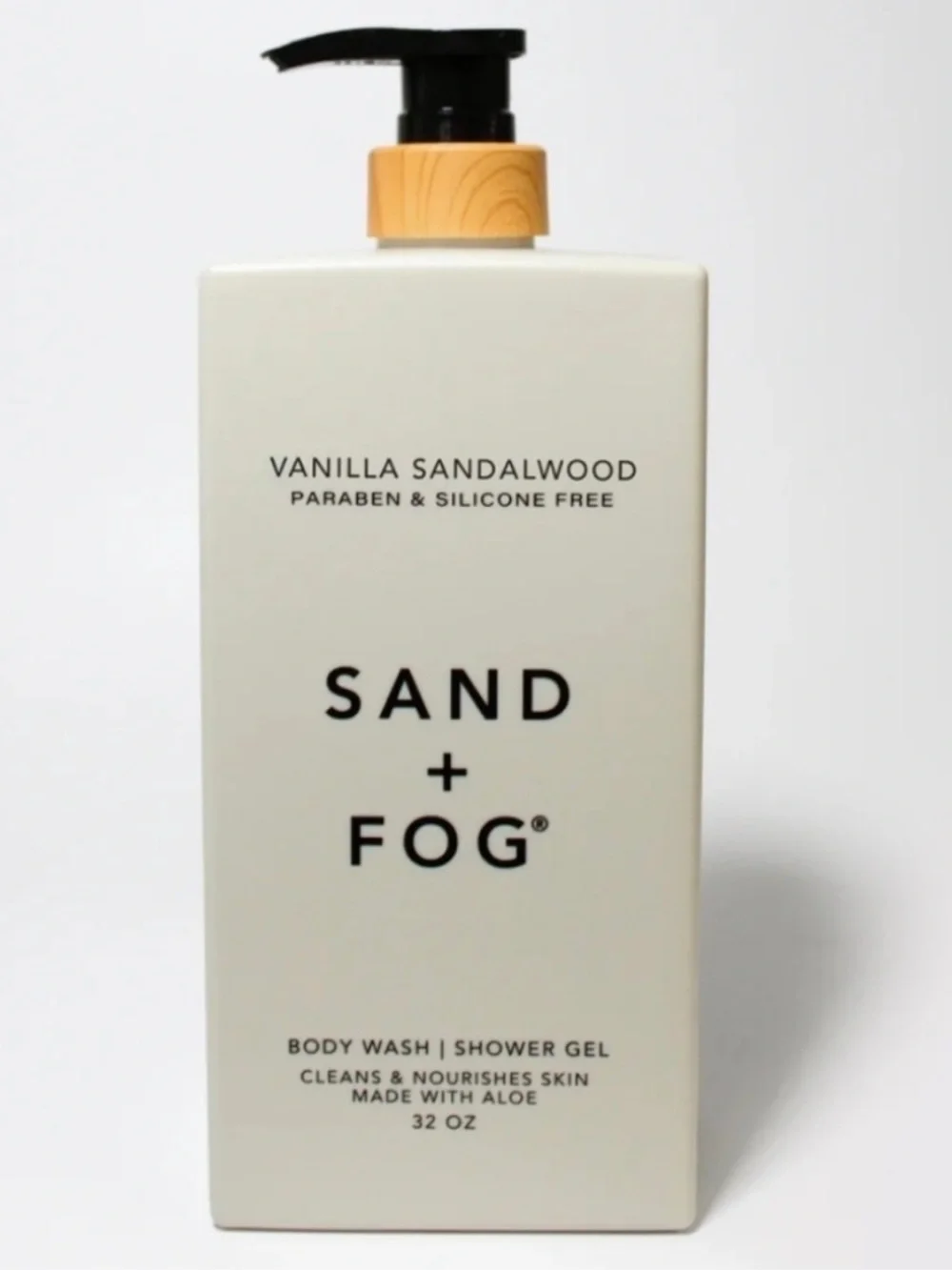 Sand & Fog Vanilla Sandalwood Body Wash / Shower Gel ~ 32 Oz